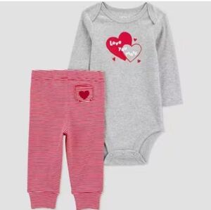 Carter's Baby Love You More 2pc Size 12 Months